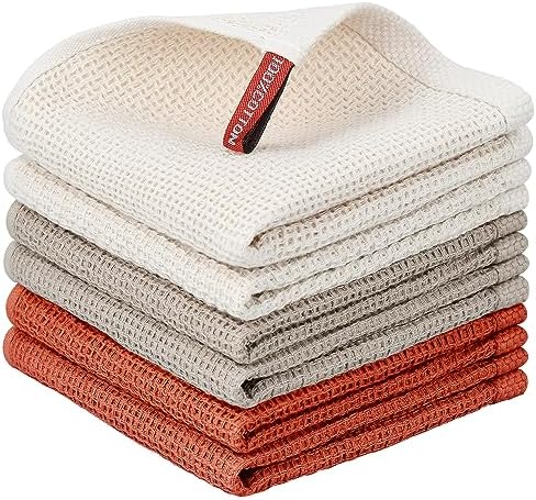 Nialnant 6 Pack Dish Cloths, Soft Absorbent Quick Drying Dish Towels by Nialnant