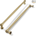 khtumeware 2 Pack 12 Inch(305mm) Champagne Bronze Cabinet Pulls Champagne Brass Kitchen Cabinet Handles Kitchen Cabinet Hardware for Cupboard Drawer Handles Dresser Pulls