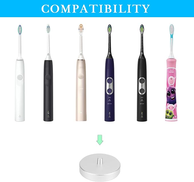 Silver Electric Toothbrush Holder - Image 4