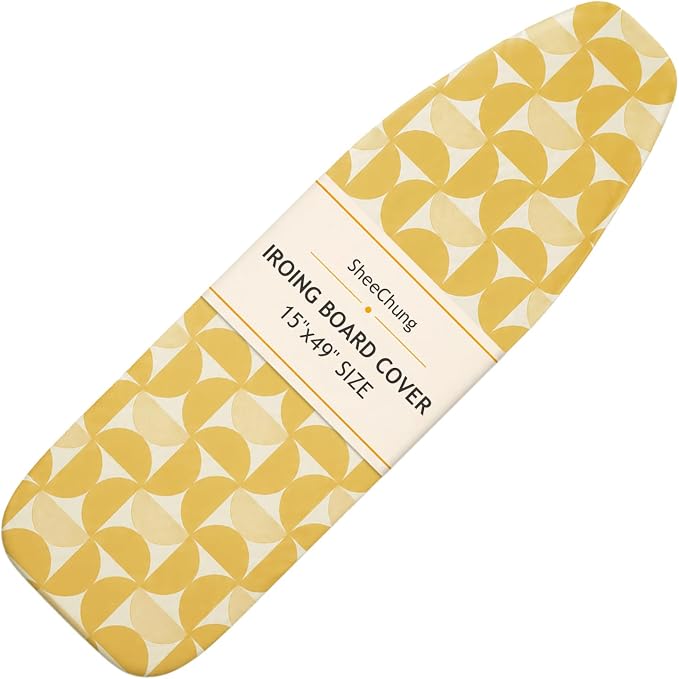 SheeChung Ironing Board Cover and Pad 15"x49", Scorch and Stain Resistant by SheeChung