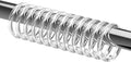 Kutesna 24 PCS Clear Plastic Shower Curtain Rings, Easy Snap Closure Shower by Kutesna