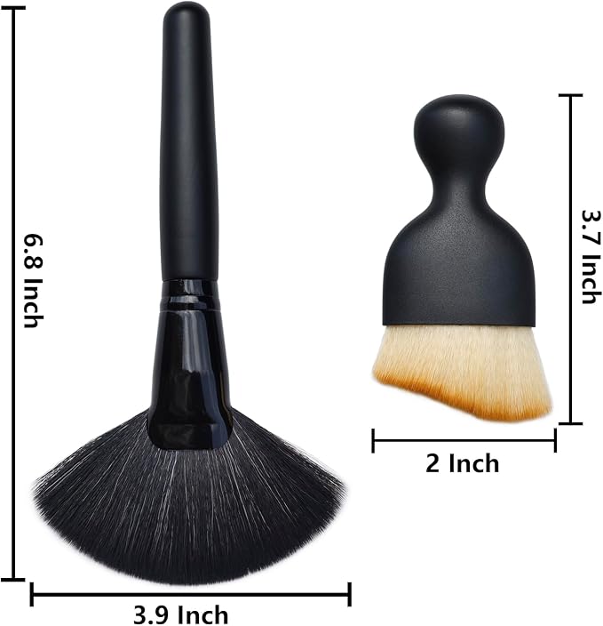 3 Pack Exquisite Microfiber Duster Brush, Car Interior Cleaning Tool, Small - Image 2