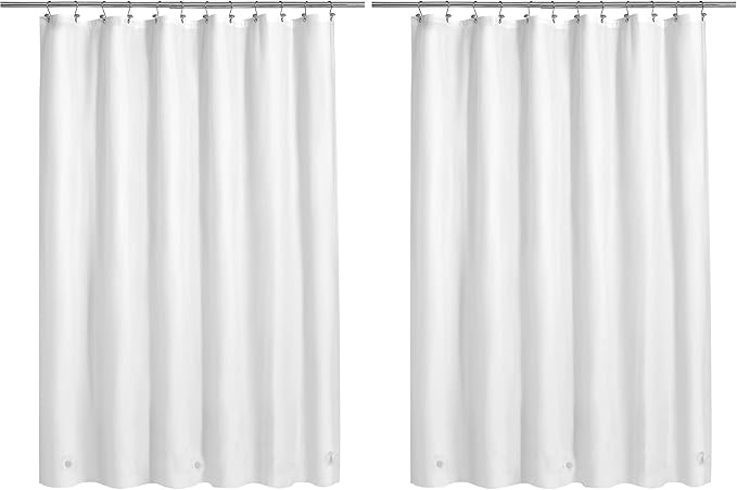 Barossa Design White Shower Curtain Liner by BarossaDesign
