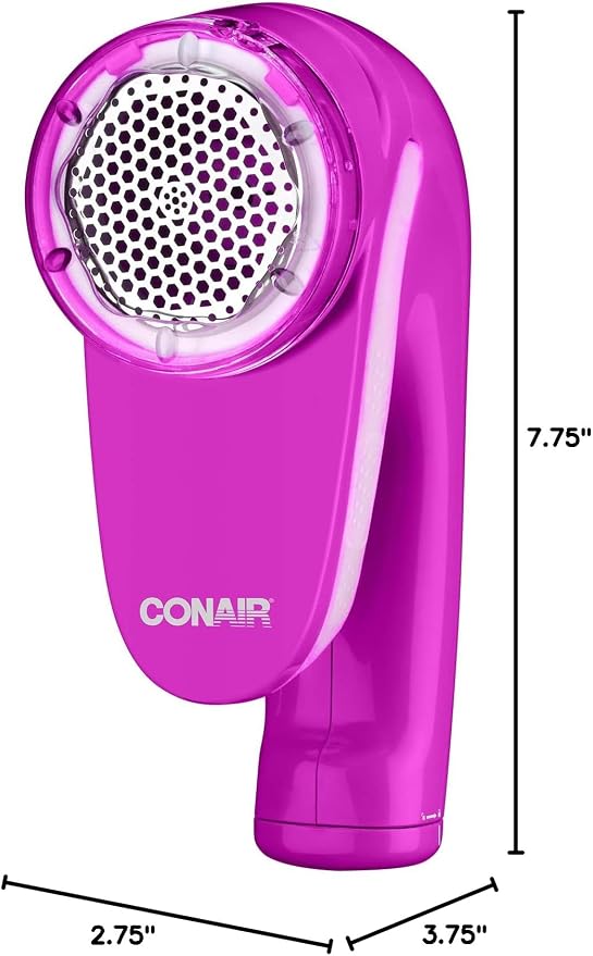 Conair Fabric Shaver and Lint Remover, Battery Operated Portable Fabric Shaver - Image 8