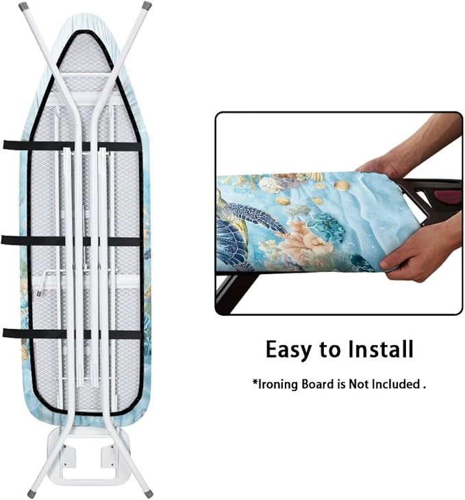 Turtle Iron Board Cover Heavy Duty Padding Ironing Board Covers - Image 4