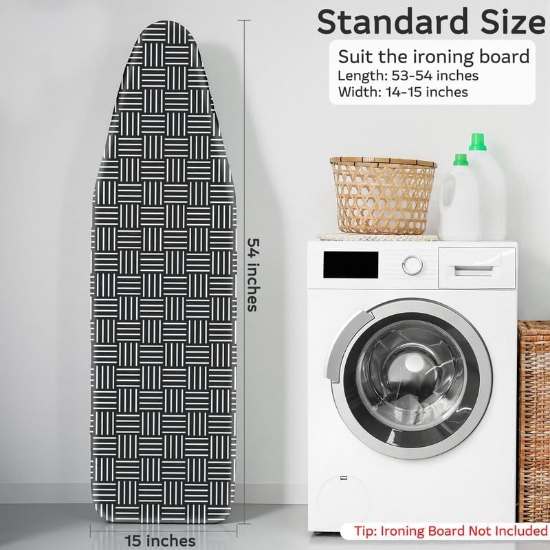 FIOBEE Ironing Board Cover and Pad Extra Thick Iron Board Pad - Image 2