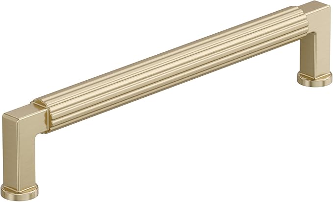 Amerock Ballard 6-5/16 inch (160mm) Center-to-Center Golden Champagne Cabinet Pull, BP37645BBZ