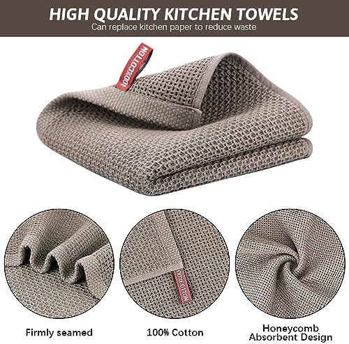 Nialnant 12 Pack Kitchen Dish Towels, 100% Cotton - Image 4