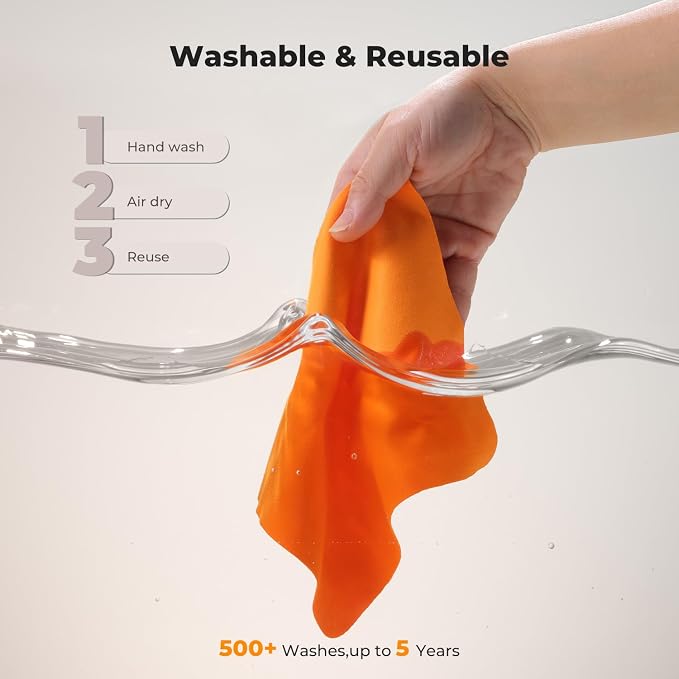 K&F CONCEPT Microfiber Lens Cleaning ClothX12, Glasses Cleaning, High Density | - Image 5