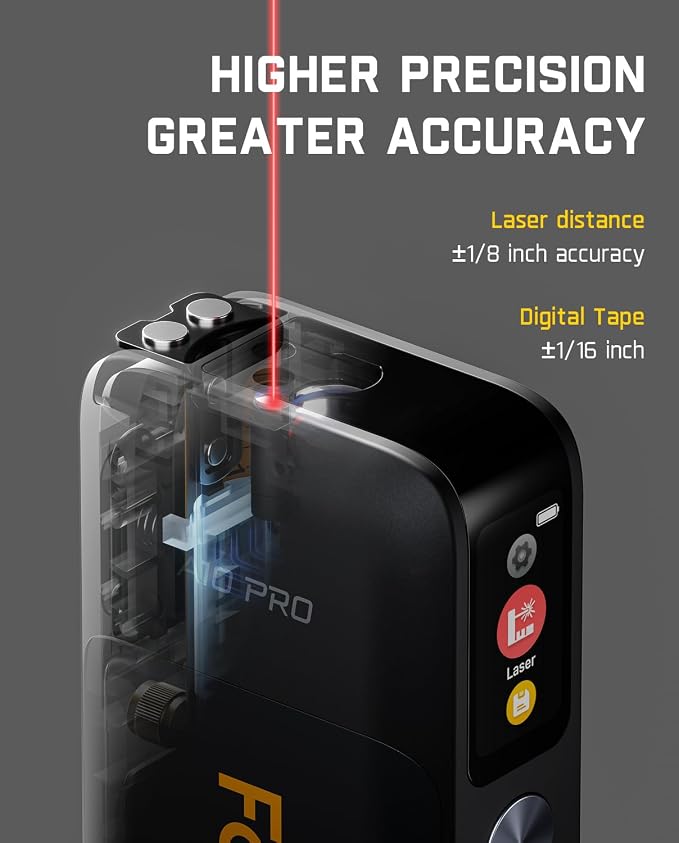 Fanttik A10 Pro 2-in-1 Digital Laser Tape Measure - Image 4