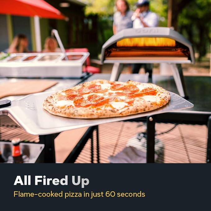 Ooni Koda 12 Gas Pizza Oven – 12" Outdoor Pizza Oven Cooks Pizza in 60 Seconds, Includes 28 mBar Regulator and Gas Hose, Propane Grill Reaches 950°F