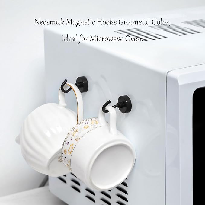 Neosmuk Magnetic Hooks, 40lb Heavy Duty, 10 Pack - Image 5