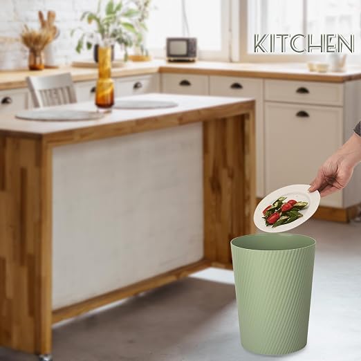 UUJOLY Small Trash Can Wastebasket Garbage Can Container Bins - Image 5