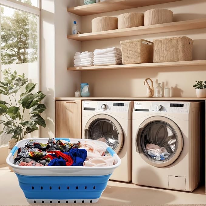 SAMMART 42L Collapsible Plastic Laundry Basket - Image 6