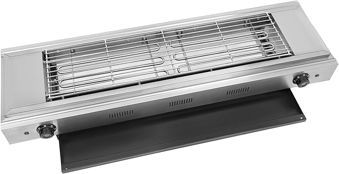 Electric Portable Barbecue Grill, Electric Grill Indoor Grill, 3KW Double-head Temperature-controlled Barbecue Oven, for Barbecues, Parties, Decks, Large Cooking Area
