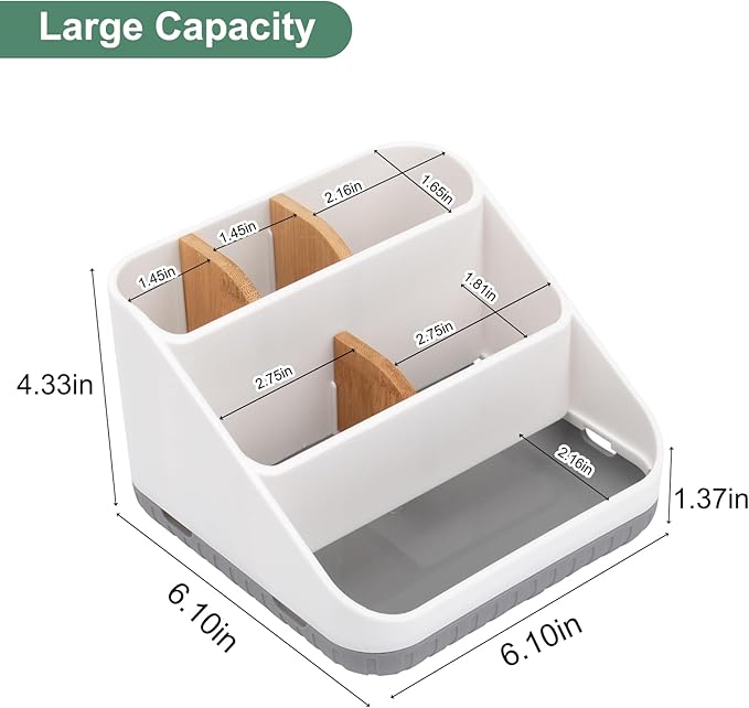 Toothbrush Holders for Bathrooms, 6 Slots, Detachable for Easy Clean, - Image 7