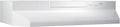 Broan-NuTone F402411 Exhaust Fan for Under Cabinet Two-Speed Four-Way Convertible Range Hood Insert with Light, 24-Inch, White on White