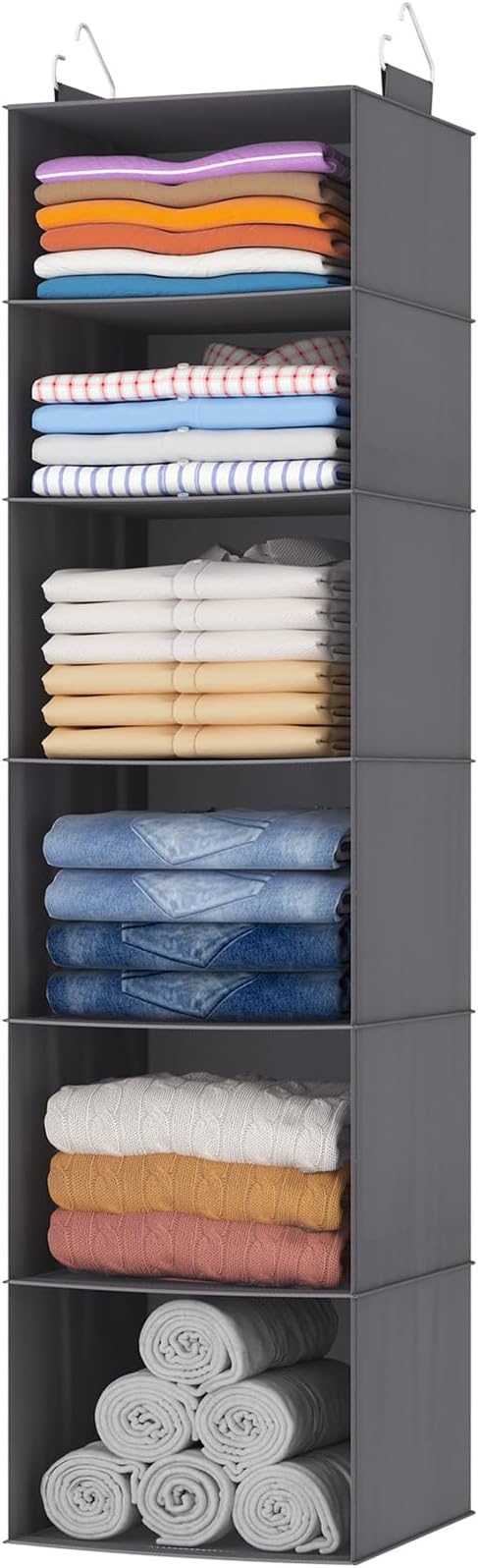 Lifewit 6 Tier Hanging Portable Closet Storage Organizer by Lifewit