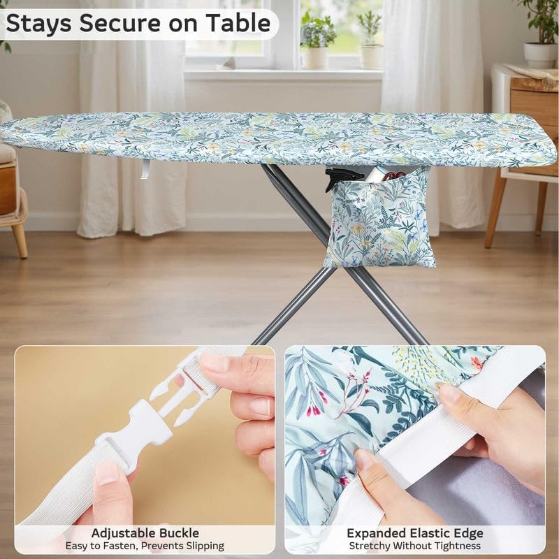 FIOBEE Ironing Board Cover and Pad Extra Thick Iron Board Pad - Image 5