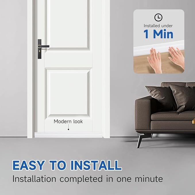 Door Draft Stopper Under Door Draft Blocker Insulator Door Sweep Weather - Image 9