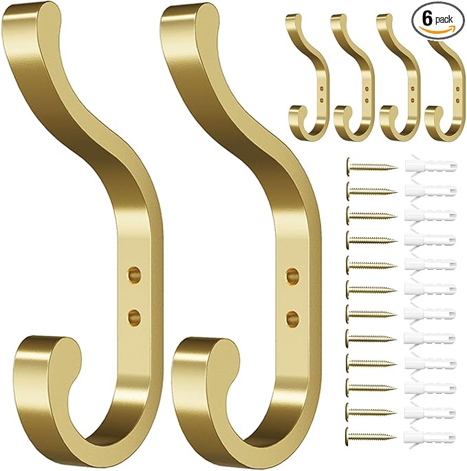 Coat Hooks Wall Mount, Heavy Duty Wall Hooks by BUSSDIS