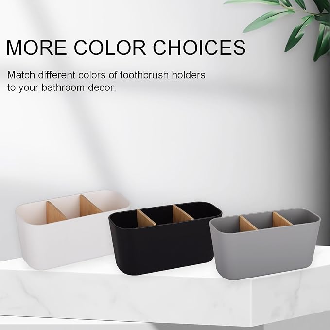 Toothbrush Holders Electric Tooth Brush and Toothpaste Organizer - Image 5