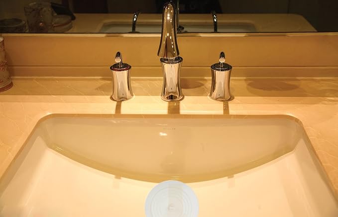 V-TOP Bath Tub Drain Stopper 2 Pack, 6 inch Silicone Drain Cover Tub Plug | - Image 3