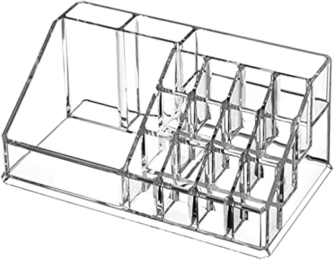 Acrylic Makeup Organizer Cosmetic Storage Makeup Display Case Makeup Brush by KWCollection