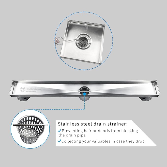 Neodrain Shower Drain Hair Catcher, Only Fit Neodrain Shower Drain | 304 - Image 6