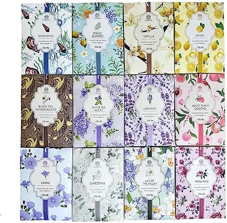 12 Scents Scented Sachets by Unknown