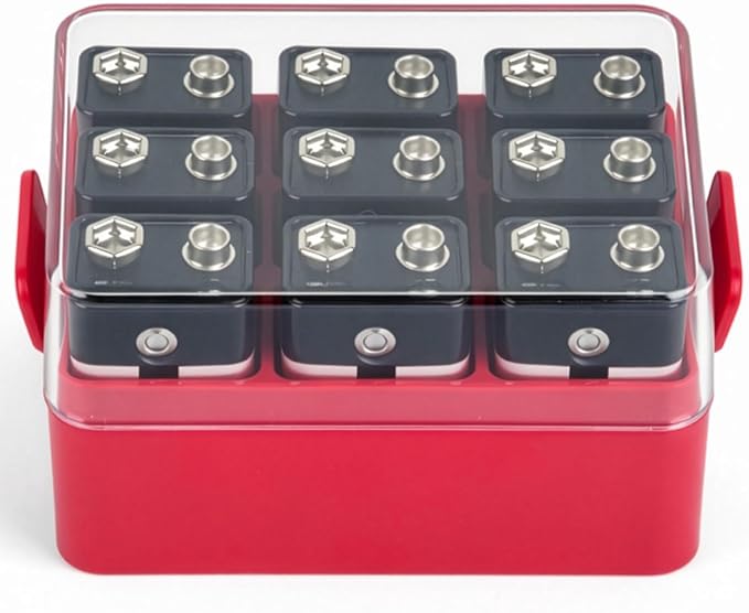 ALCYON Plastic Battery Organizer Storage Case by ALCYON