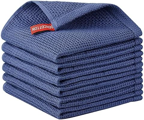 Nialnant 100% Cotton Kitchen Dish Cloths, 6 Pack Absorbent Dish Towels by Nialnant