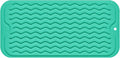 Silicone Dish Drying Mat, Non-Slip Easy Clean Sink Mat, Large Heat-resistant by MODENGKONGJIAN