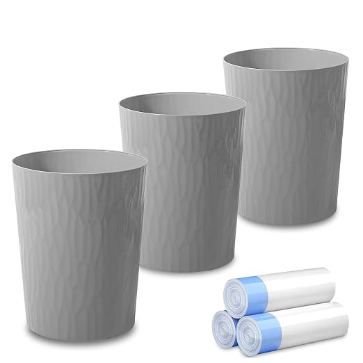 UUJOLY Small Bathroom Trash Can by UUJOLY