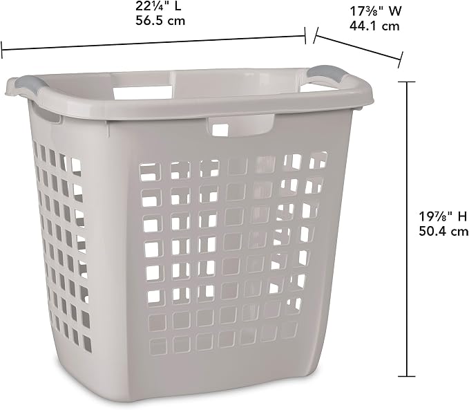 Sterilite Ultra Easy Carry Hamper, Laundry Basket Organizer - Image 2