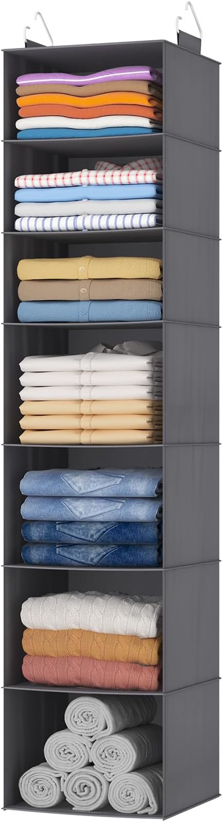 Lifewit 7 Tier Hanging Portable Closet Storage Organizer by Lifewit