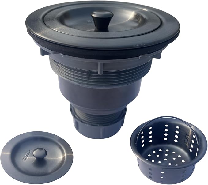 Sink Strainer Kitchen Sink Drain Assembly Kit 3-1/2 Inch by LYNNADO