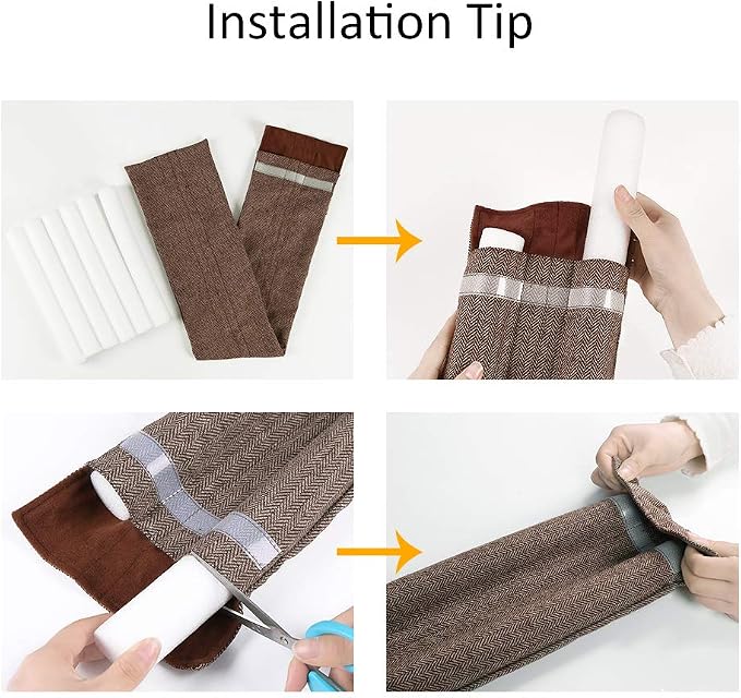 36 Inch Under Door Stopper, Door Noise Blocker | Double Sided Door Stopper - Image 4