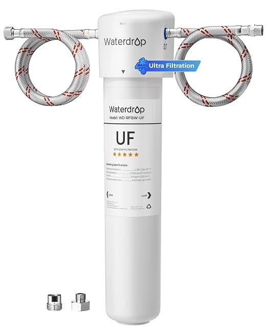 Waterdrop 15UAW-UF 0.01 μm Ultra Filtration Under Sink Water Filter System | by Waterdrop