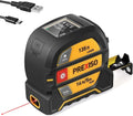 PREXISO 2-in-1 Laser Tape Measure 135Ft Rechargeable Laser Measurement Tool by PREXISO