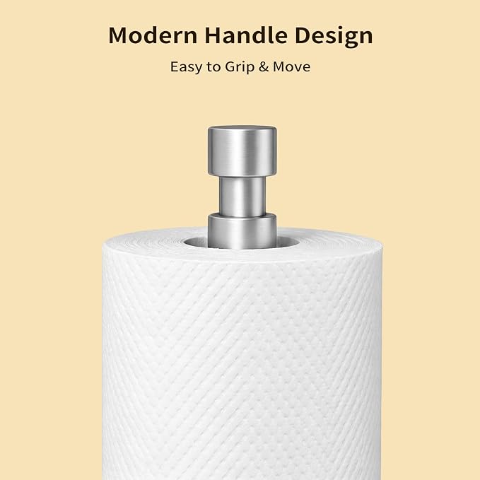 YUMORE 3.9lbs Heavy Duty Paper Towel Holder Countertop Weighted Base - Image 6