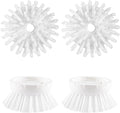 OYV Soap Dispensing Palm Brush Refills, Easy Twist-On Installation, Safe by OYV