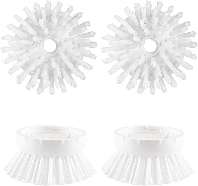 OYV Soap Dispensing Palm Brush Refills, Easy Twist-On Installation, Safe by OYV