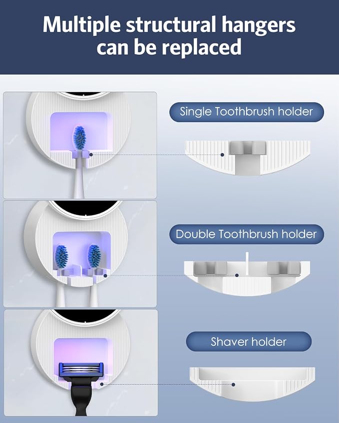 Upgraded UV Toothbrush Sanitizer Holder - Image 5