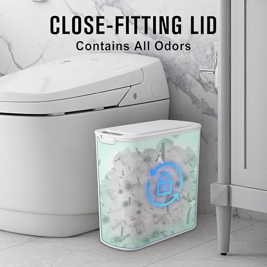 Cesun Automatic Small Bathroom Trash Can - Image 4
