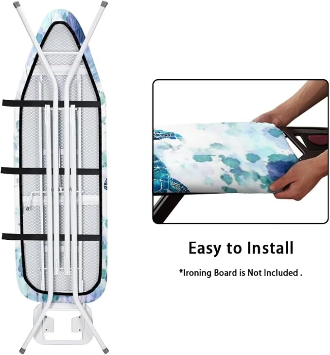 Boho Sea Turtle Ironing Board Cover and Pad Heat Resistance & Resist Scorching - Image 5