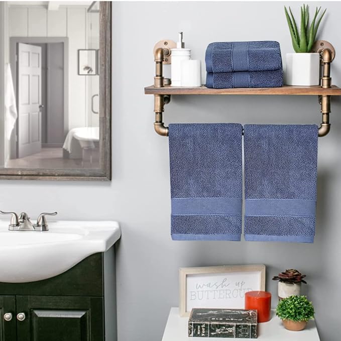Lchkrep Bathroom Hand Towels, Home Soft Cotton Super Soft Highly Absorbent Hand - Image 2