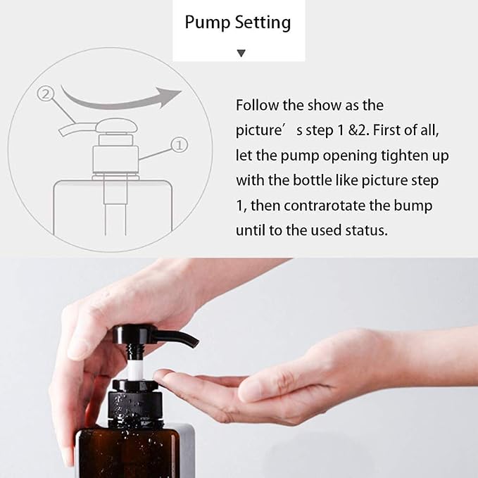 Plastic Pump Bottle Refillable Lotion Soap Dispenser 22oz White 2 Pack | Sturdy - Image 7