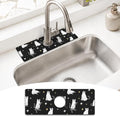 Halloween Kitchen Sink Splash Guard Faucet Mat, Farmhouse Sink Splash Guard by puwbnhj