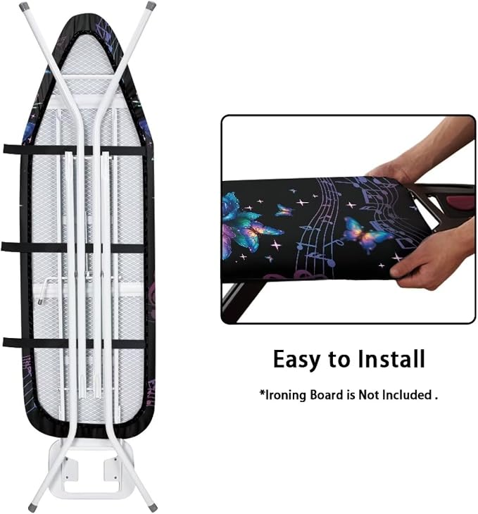 Waterproof Ironing Board Cover Buttefly Print Iron Board Cover - Image 4